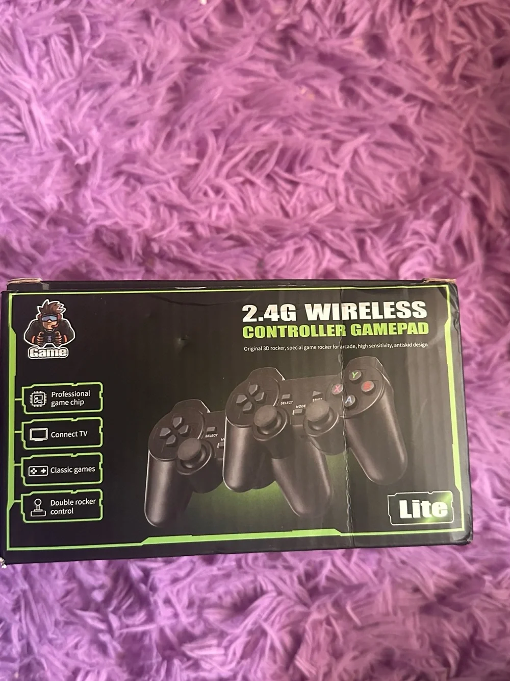 2.4G Wireless Black Controller Gamepad